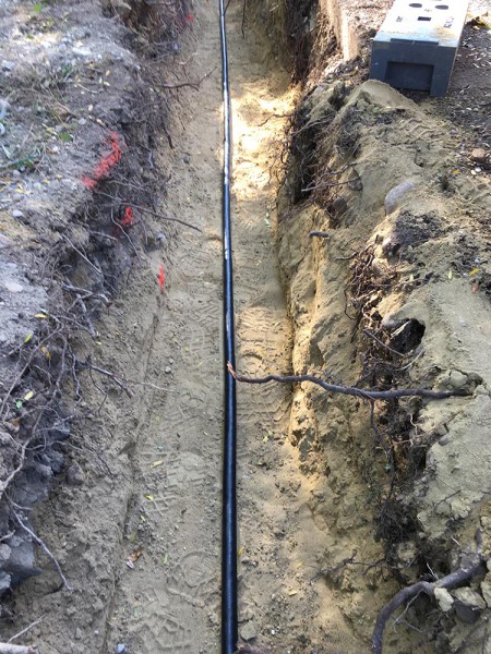 déroulage de câble EDF Caluire